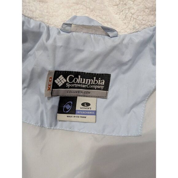 Columbia XCO Women’s Large Interchange 3-in-1 Jacket – Blue – Removable Hood – E - Picture 14 of 16